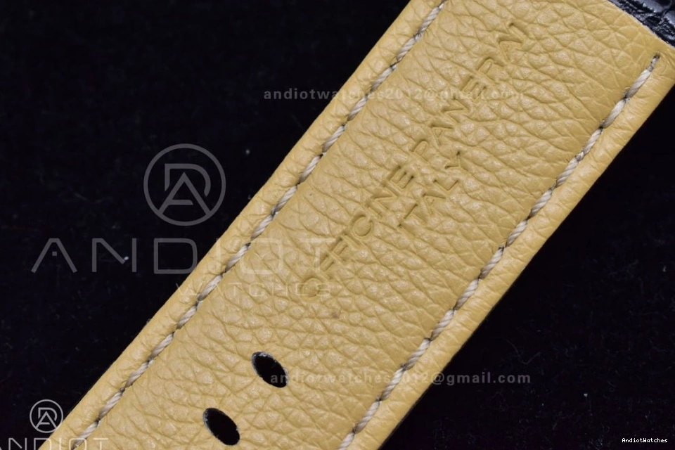 Strap H Best Edition Leather A6497 PAM217 993 XF Black Trendy 1:1 Dial on Y-Incabloc with Superlumed 0216